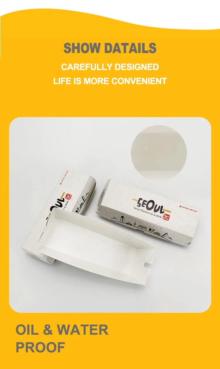 Stick Hot Dog Paper Box