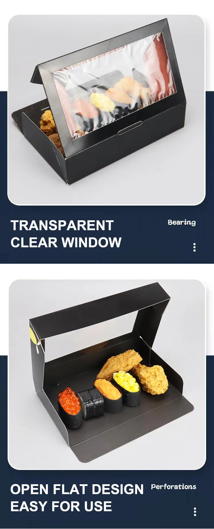 Sliding Drawer Sushi Box