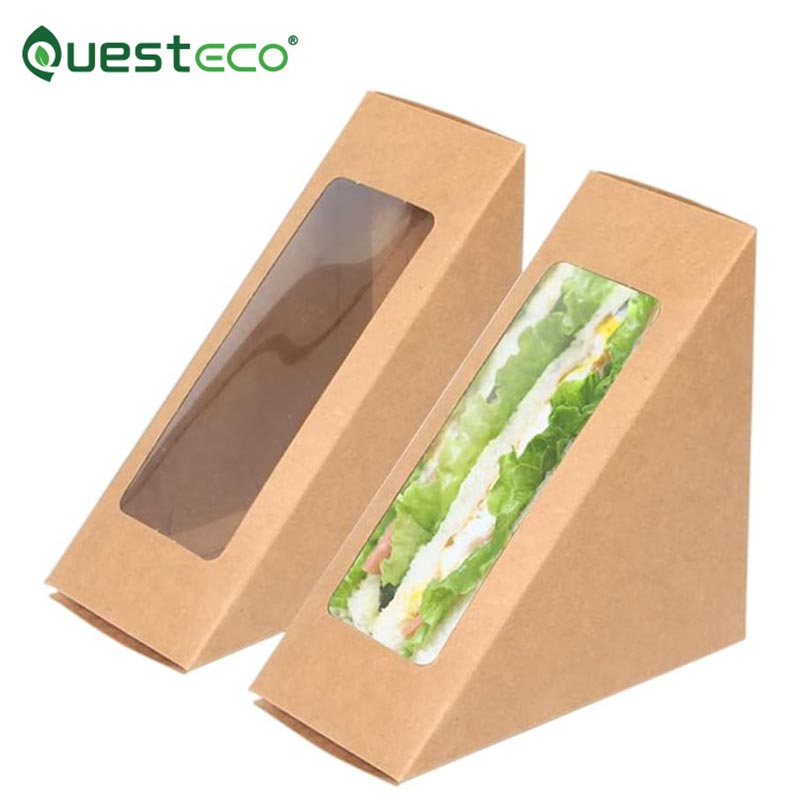 삼각형 샌드위치 테이크아웃 상자